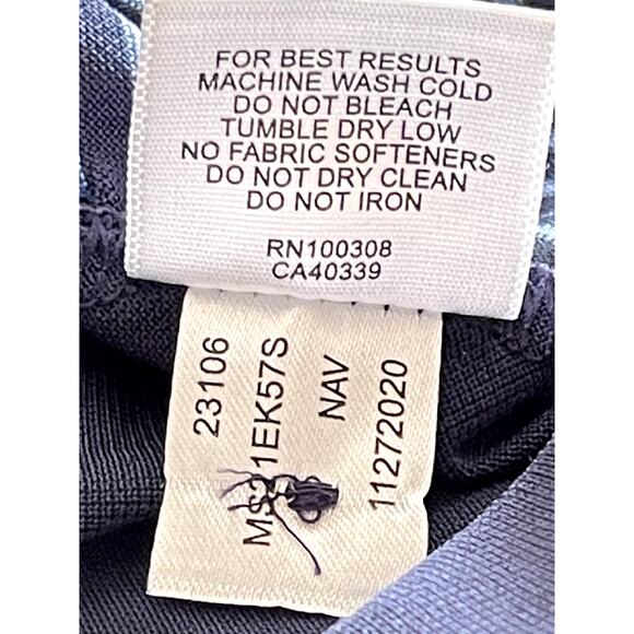 Peter Millar Sz S Golf Polo Blue Stripe Summer Comfort Wicking Stretch Active - Picture 12 of 12